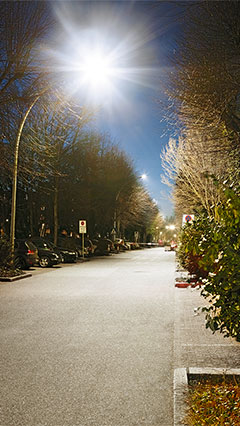 Philips Lighting illumine vivement la route vers le parking de la clinique Asklepios St. Georg