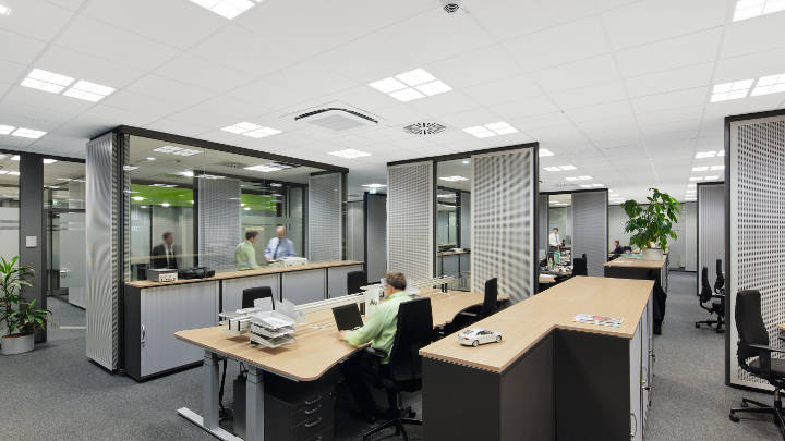 Éclairage moderne pour bureaux de Philips 