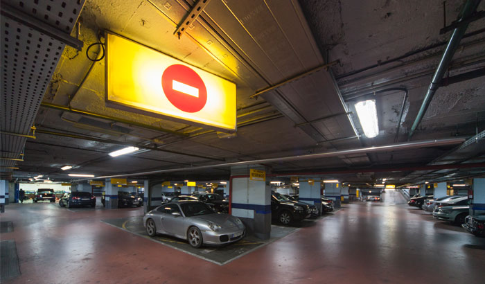 Parking de l’hôtel NH Hoteles Eurobuilding