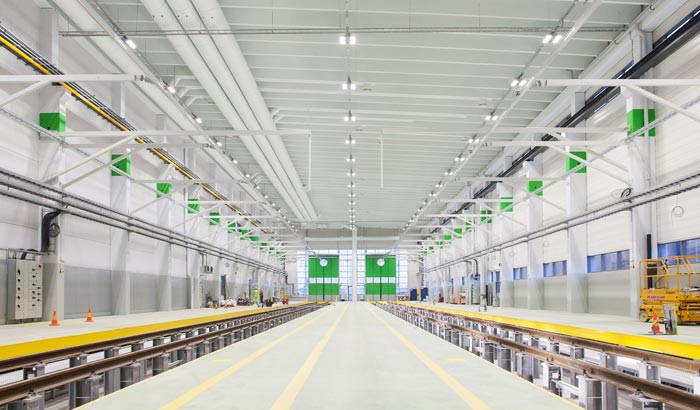 Hall de maintenance de VR