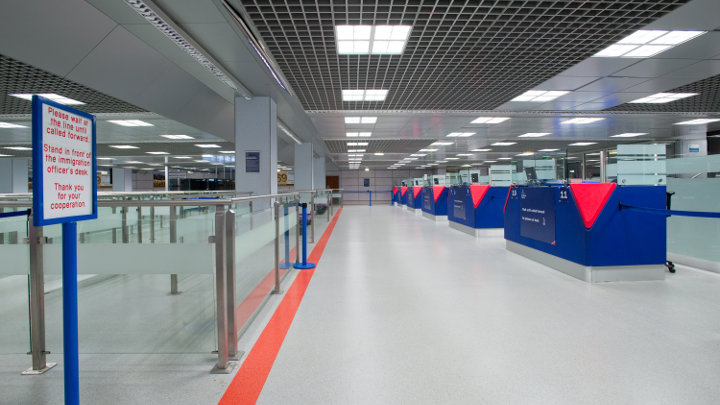  Le terminal 2 de l'aéroport de Manchester mis en lumière par Philips Lighting