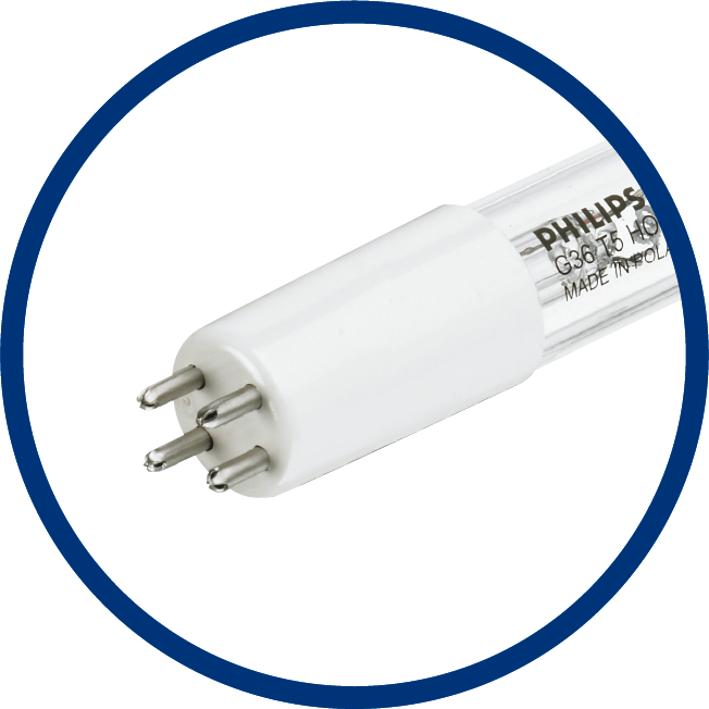 Image d’une lampe de désinfection par UV-C