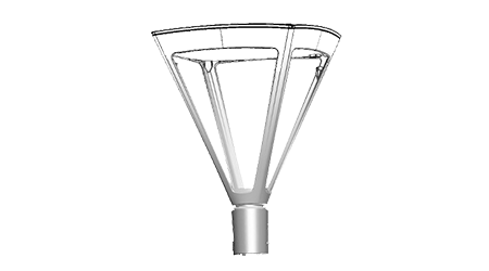 Bibliothèque 3D de luminaires extérieurs