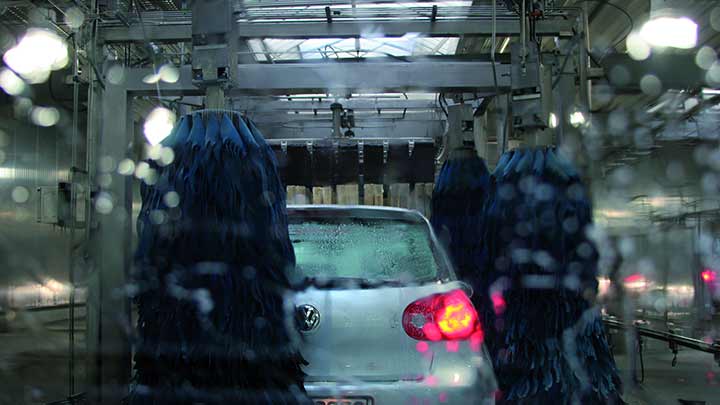 Éclairage de centre de lavage auto pour stations-service