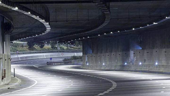 Guidage par éclairage dans les tunnels
