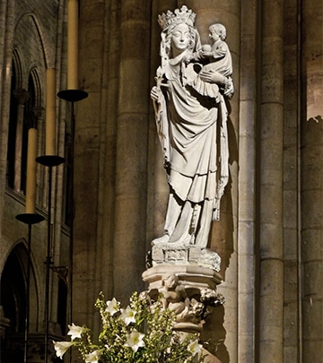 la Vierge à l'enfant