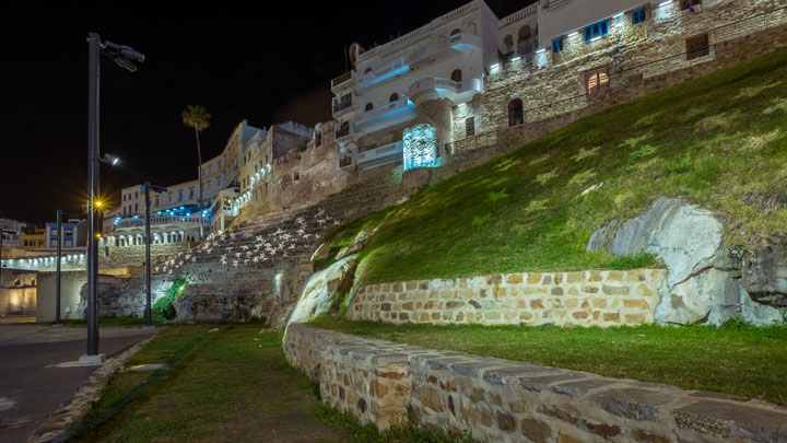 Illumination Muraille de Tanger