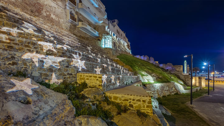 Illumination Muraille de Tanger