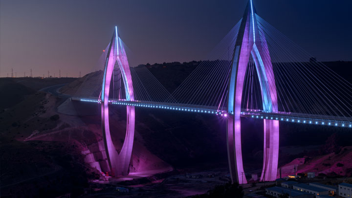 Le pont Mohammed VI