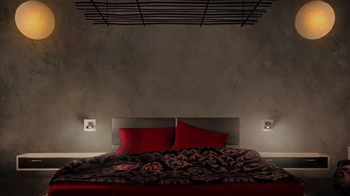 Arrêt sur image de la vidéo Philips Chambre